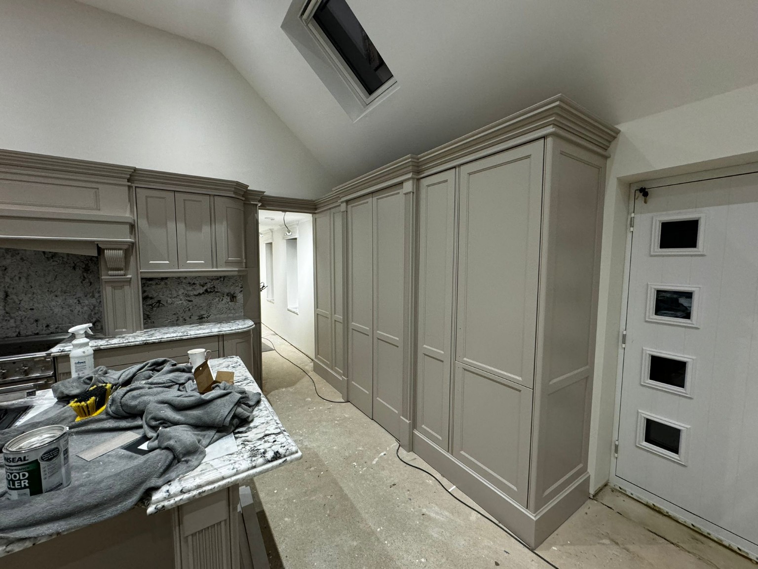 Completed bespoke kitchen cabinetry